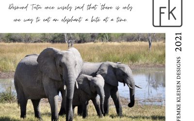 “there is only one way to eat an elephant: a bite at a time.”